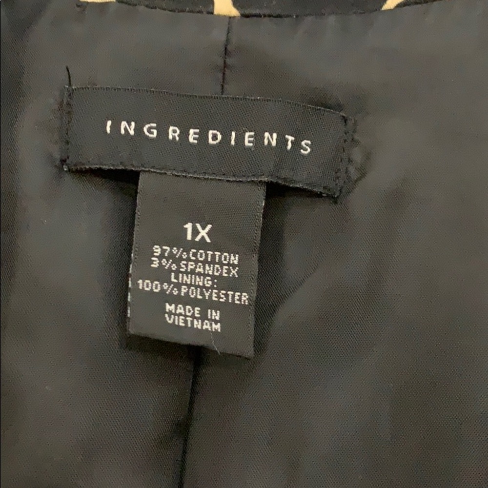 Print One Button Jacket - image 2